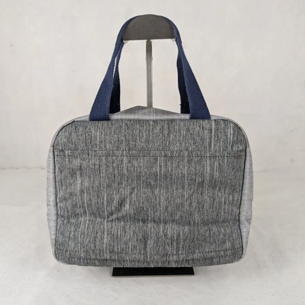 AUTH Kipling Lunch bag Grey - Used - Clean- Good Condition Made in Cambodia - Picture 2 of 15